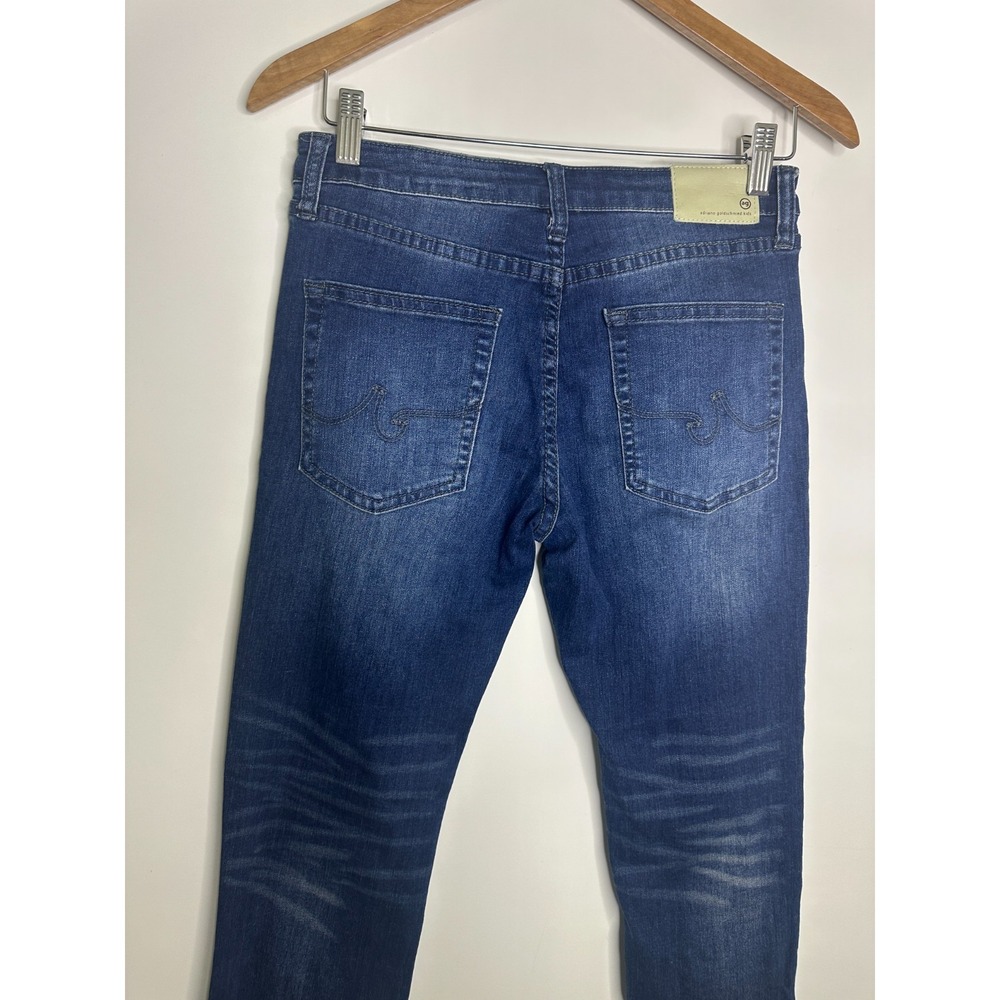 AG Adriano Goldschmeid The Stryker Boys Slim Straight Medium Dark Wash Jeans 16 - Picture 13 of 14